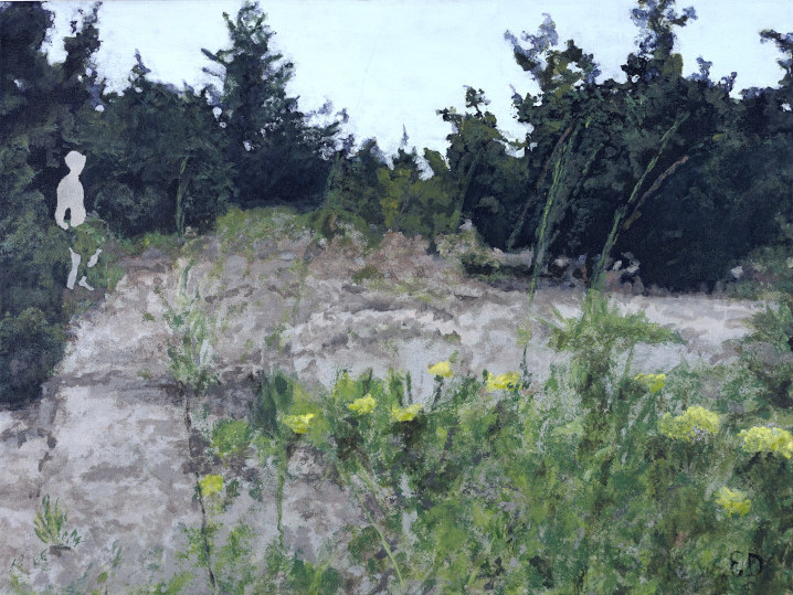 "Adam before the Fall", Acrylic on canvas, 40x50